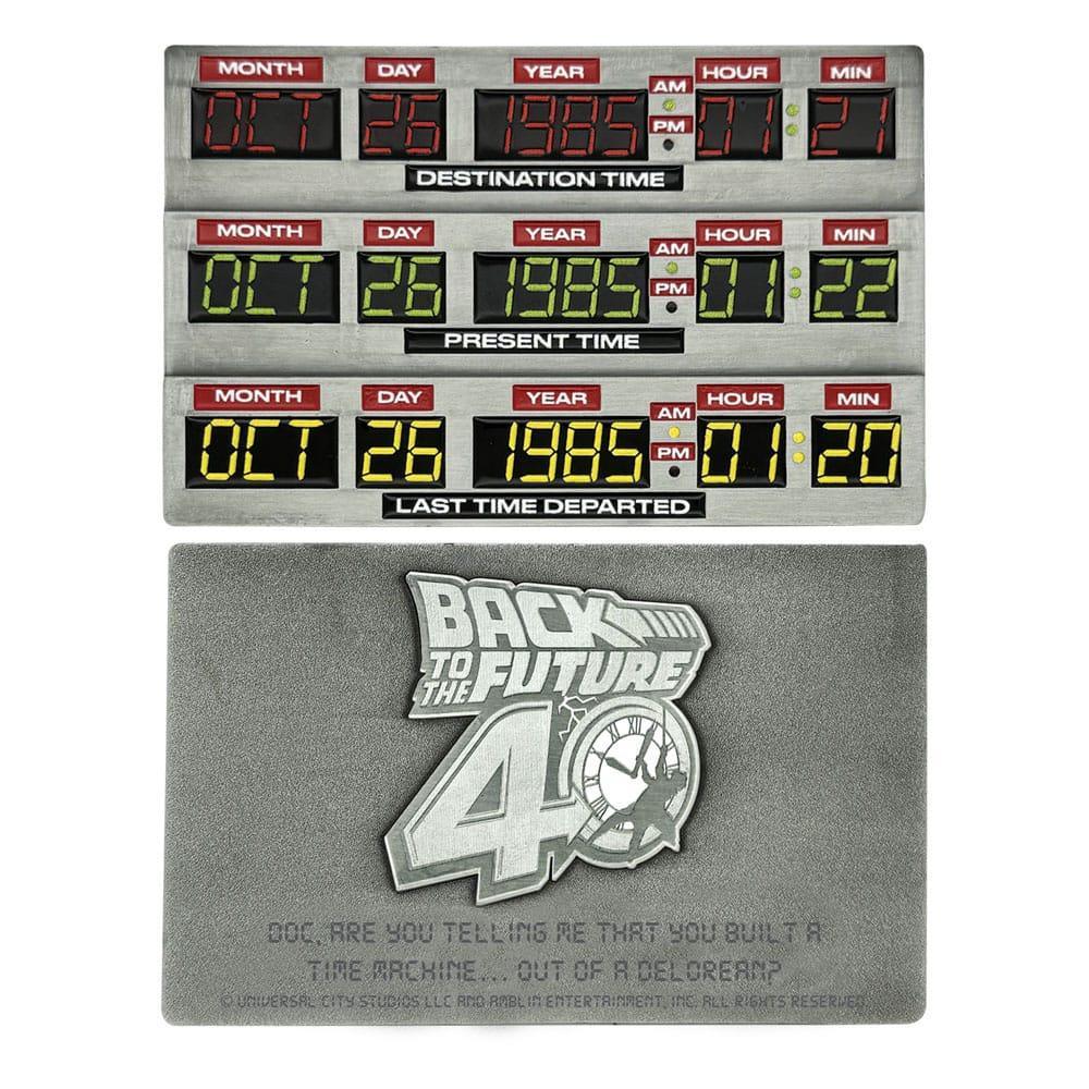 Back To The Future Ingot 40th Anniversary Time Circuits Limited Edition FaNaTtik