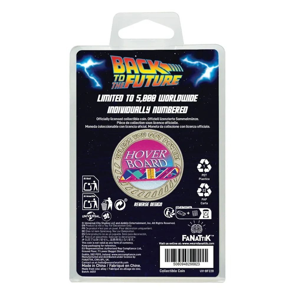 Back To The Future Samlarmynt Hoverboard Limited Edition FaNaTtik