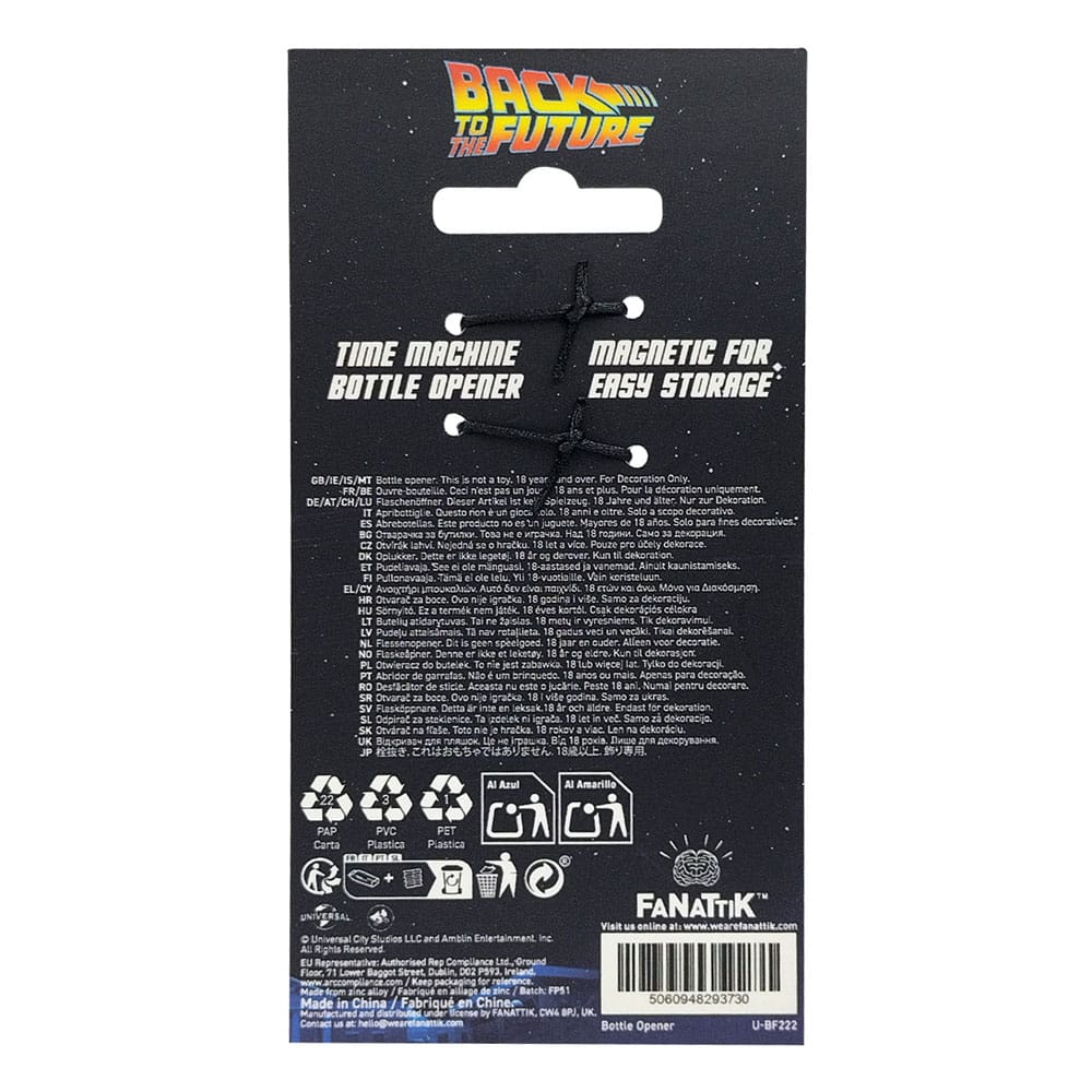 Back To The Future Flasköppnare DeLorean FaNaTtik