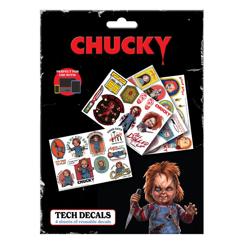 Chucky Tech Klistermärke Pack FaNaTtik