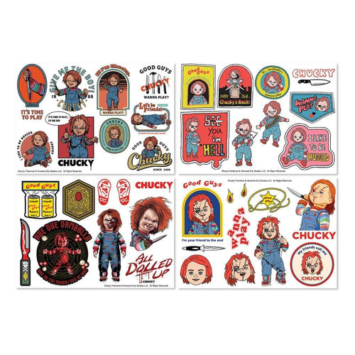 Chucky Tech Klistermärke Pack FaNaTtik