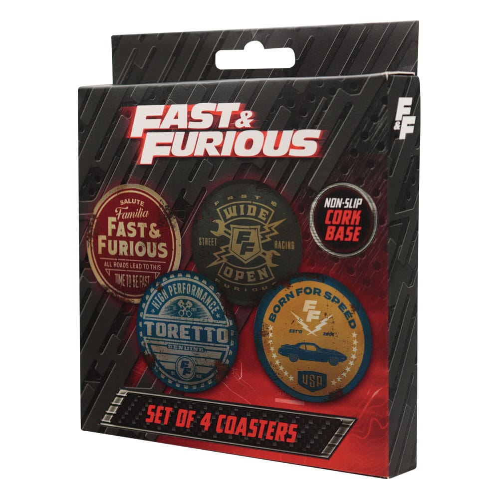 Fast & Furious Coaster 4-Pack Vintage Style FaNaTtik