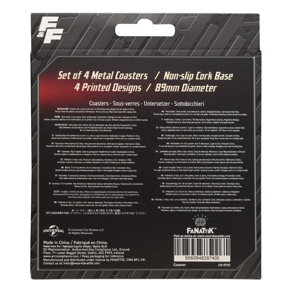 Fast & Furious Coaster 4-Pack Vintage Style FaNaTtik