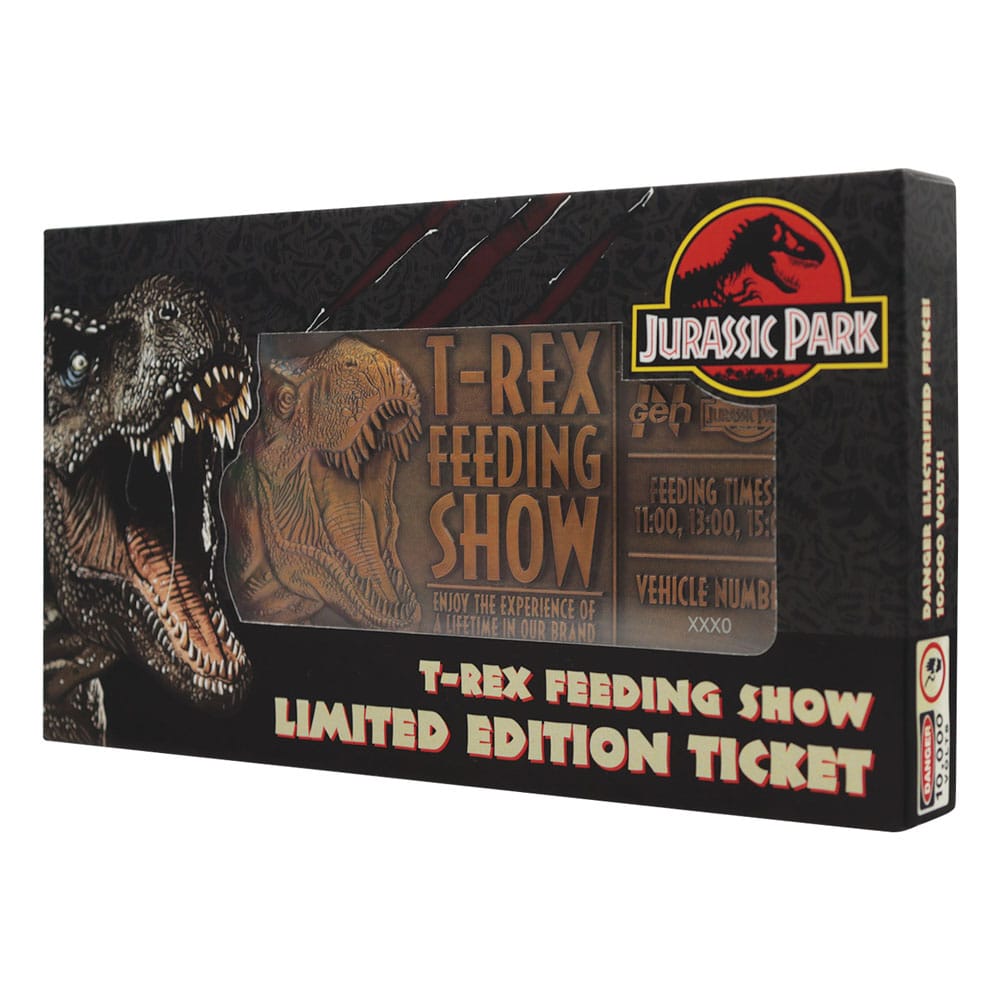 Jurassic Park 1/1 T-Rex Feeding Showbiljett FaNaTtik