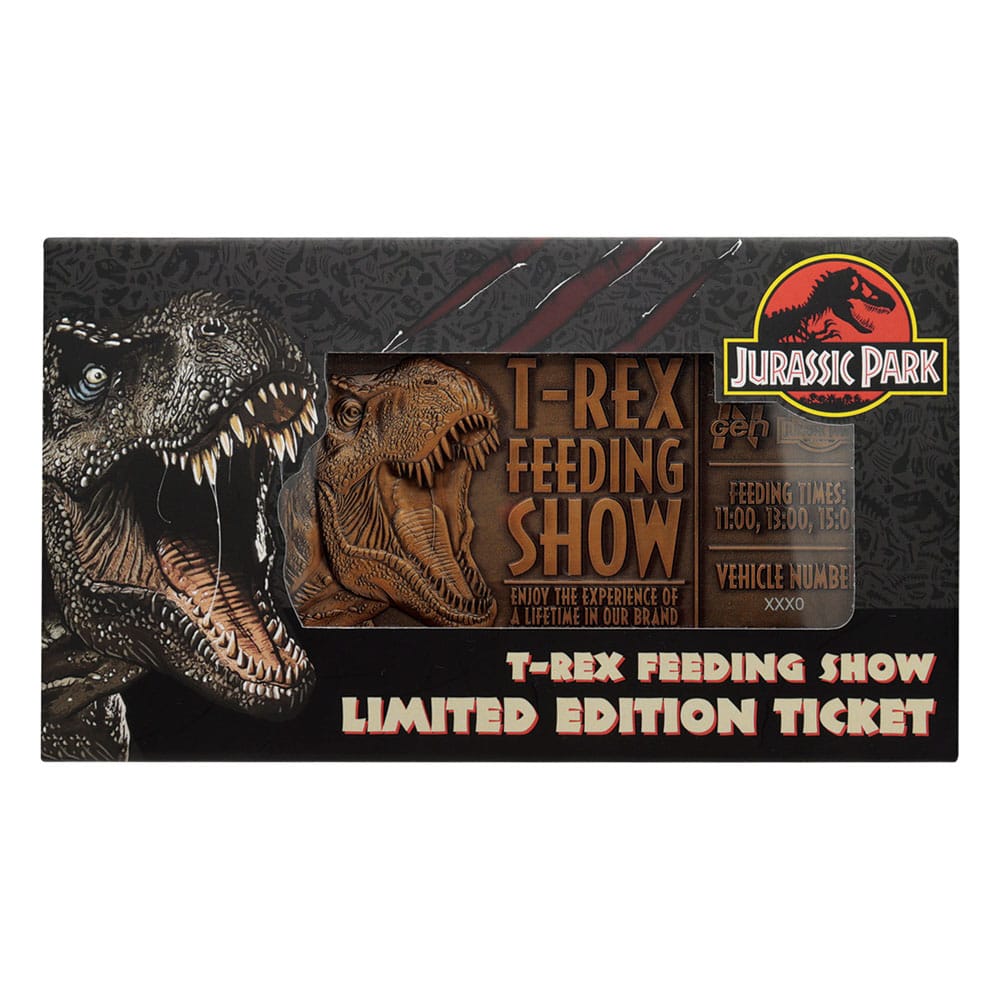 Jurassic Park 1/1 T-Rex Feeding Showbiljett FaNaTtik