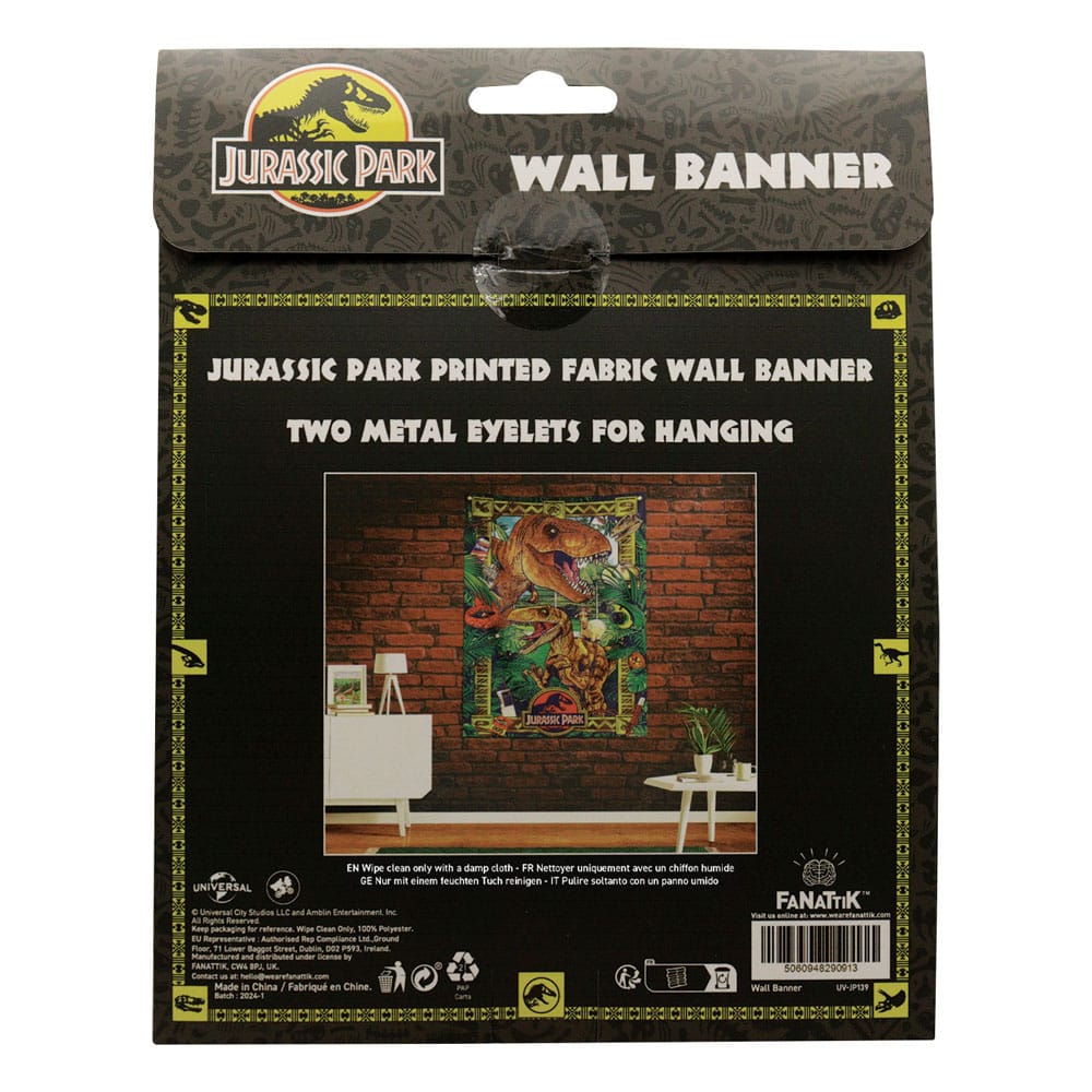 Jurassic Park Väggbanner 125 x 85 cm FaNaTtik