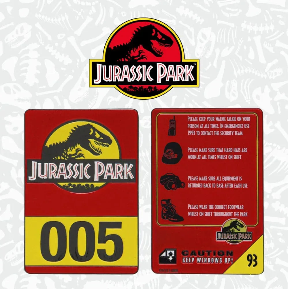 Jurassic Park Metallkort 30-årsjubileum Jeep Limited Edition FaNaTtik