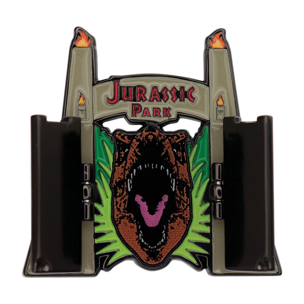 Jurassic Park Pin Badge Gates Hinged FaNaTtik