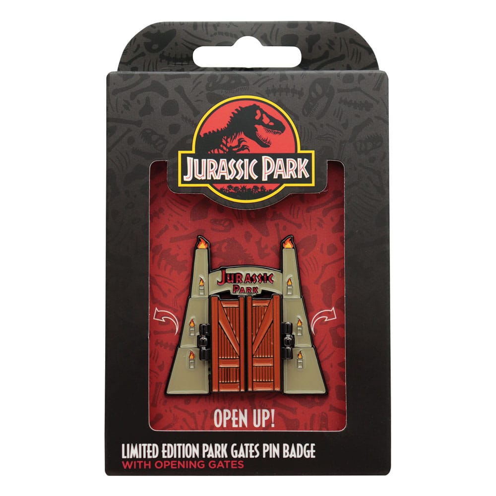 Jurassic Park Pin Badge Gates Hinged FaNaTtik