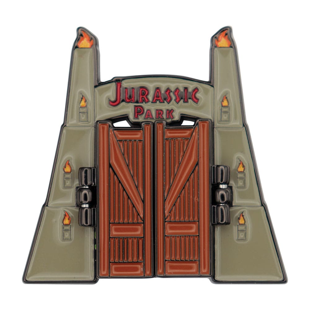 Jurassic Park Pin Badge Gates Hinged FaNaTtik