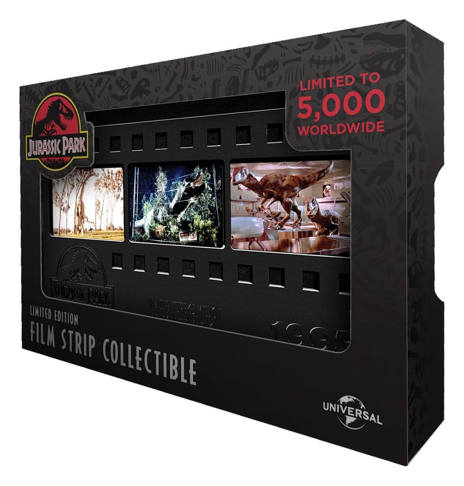 Jurassic Park Metallfilmremsa Insamlingsföremål 12 cm