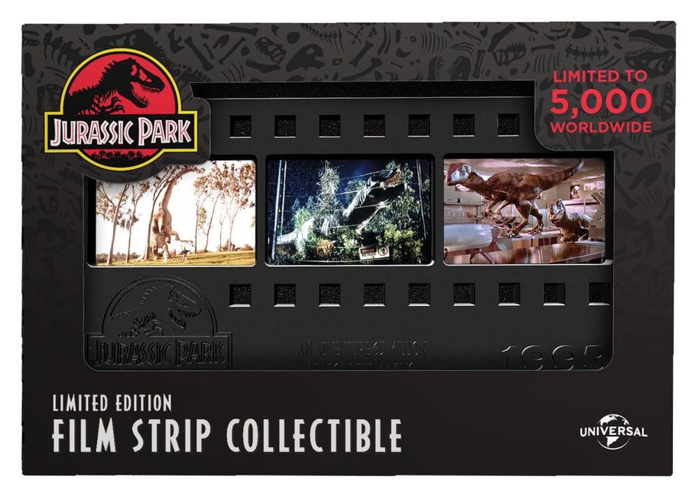 Jurassic Park Metallfilmremsa Insamlingsföremål 12 cm