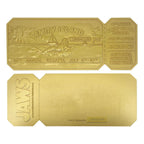 Jaws Replica 1/1 50-årsjubileum Regatta Biljett i 24k Guldplätering FaNaTtik