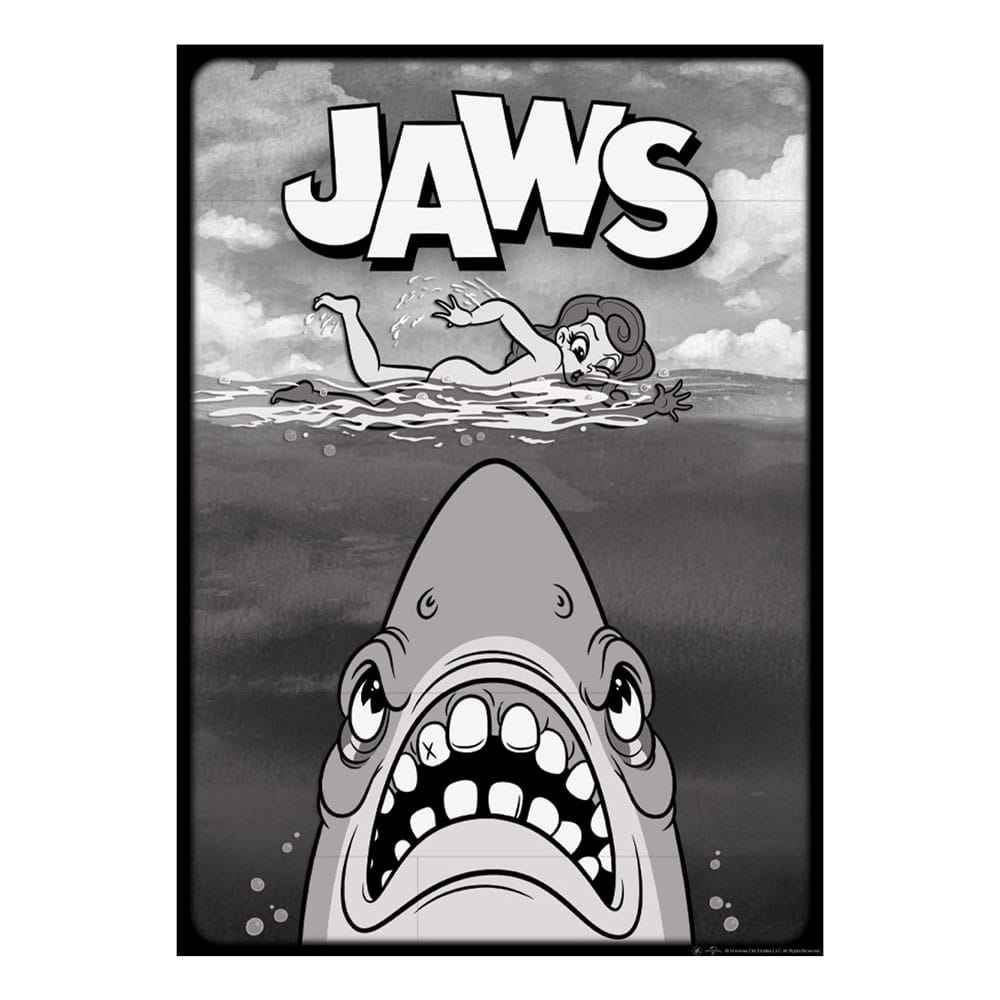 Jaws Konsttryck Limitierad Upplaga 42 x 30 cm