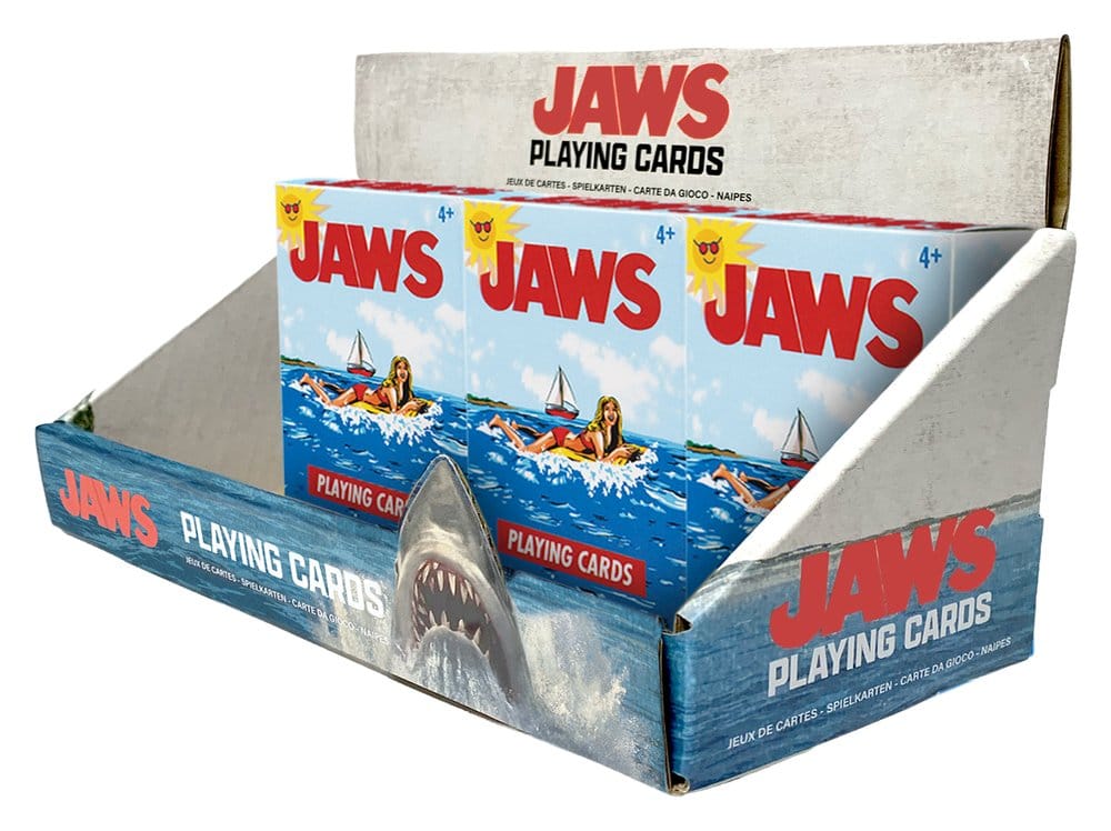 Jaws Spelkort Display (12 paket)