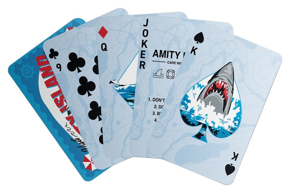 Jaws Spelkort Display (12 paket)