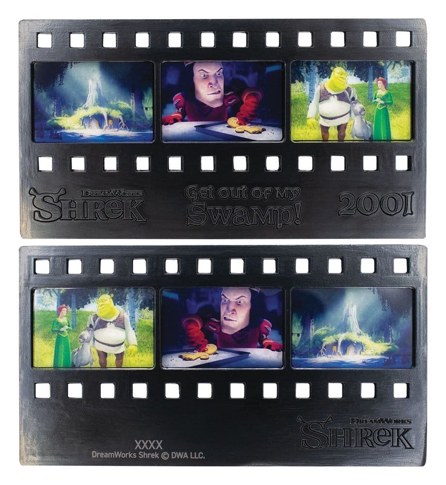 Shrek replika metallfilmremsa i begränsad upplaga 12 cm