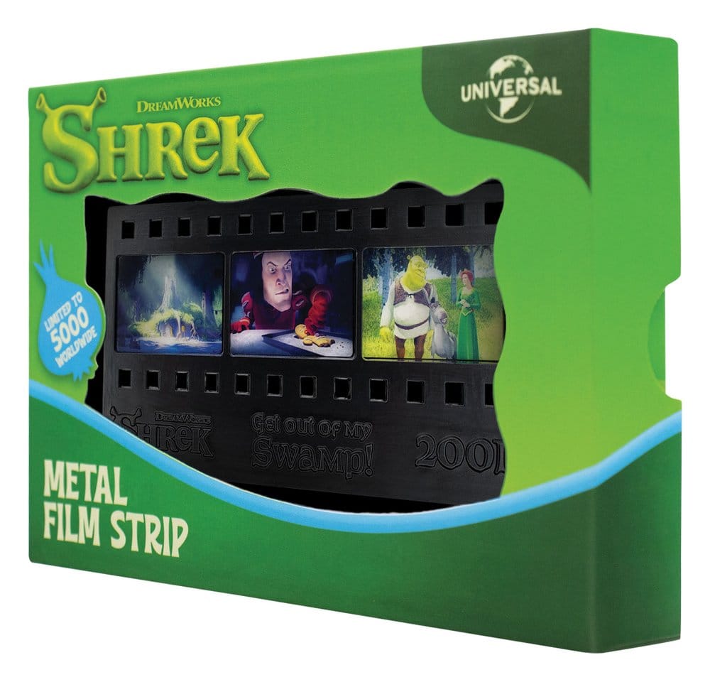 Shrek replika metallfilmremsa i begränsad upplaga 12 cm