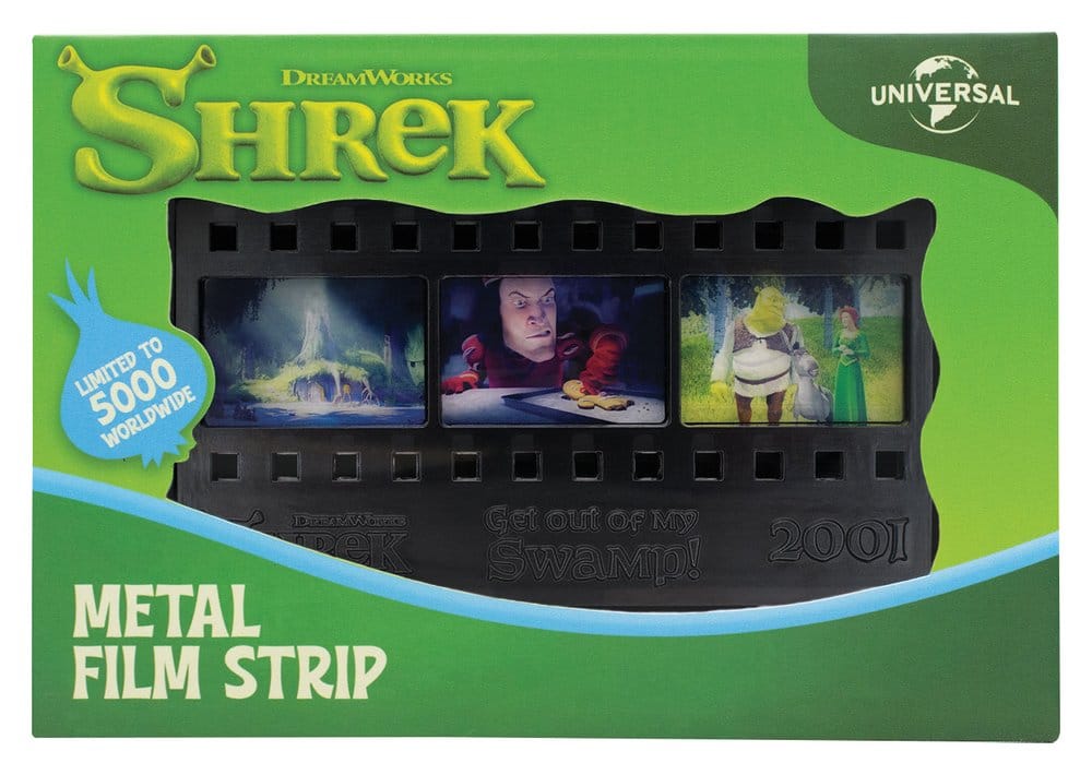 Shrek replika metallfilmremsa i begränsad upplaga 12 cm