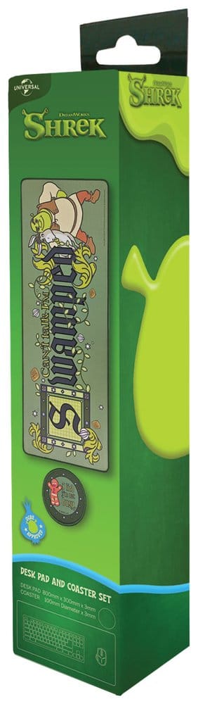 Shrek Skrivbordsunderlägg och Glasunderlägg Set