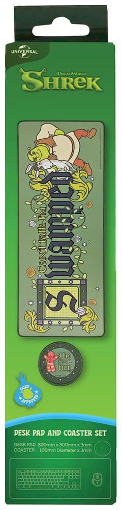 Shrek Skrivbordsunderlägg och Glasunderlägg Set