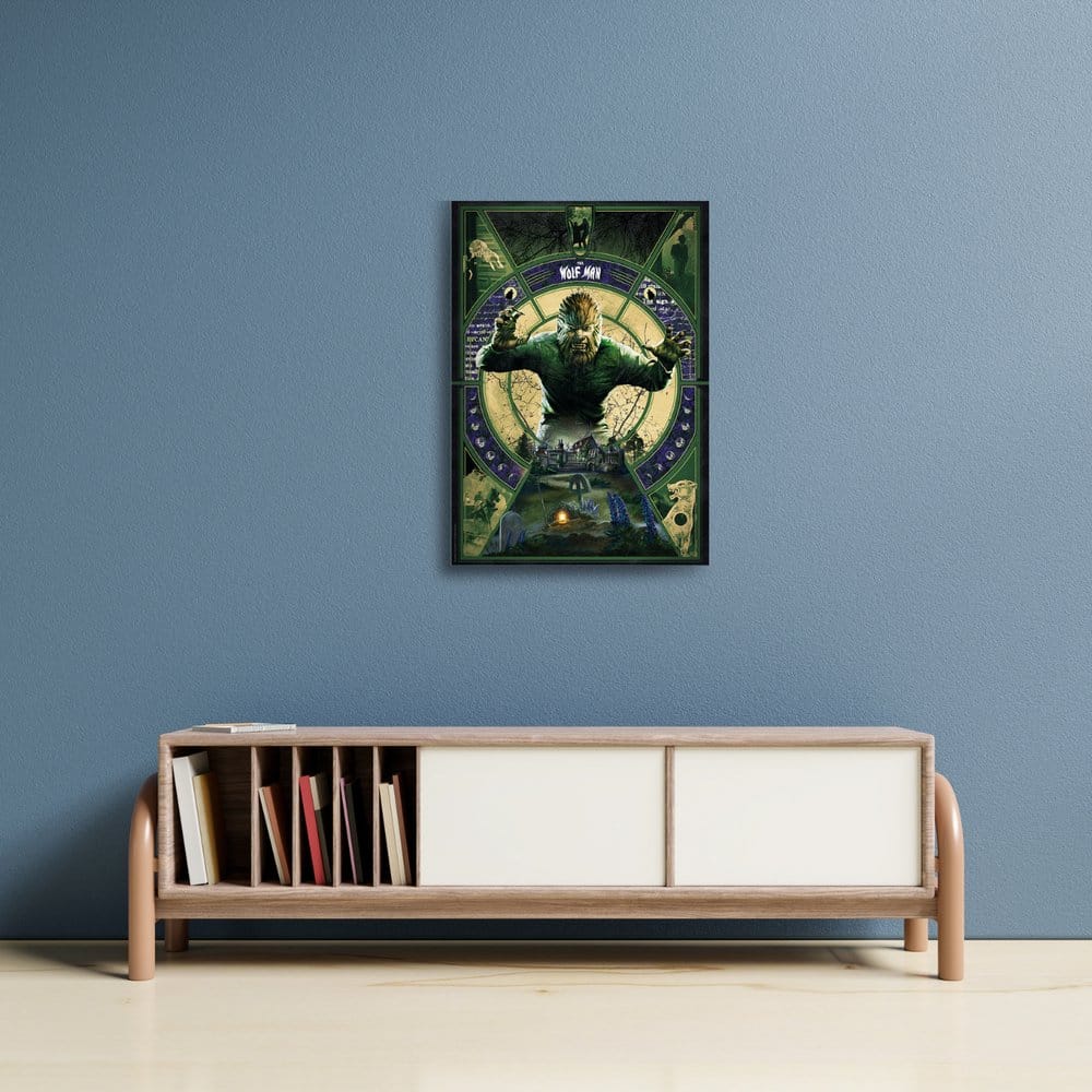 Universal Monsters Art Print The Wolfman Limited Edition 30 x 47 cm