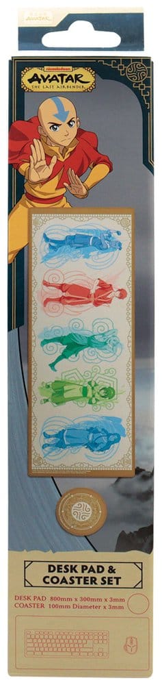 Avatar: The Last Airbender Desk Mat & Coaster Set Elements