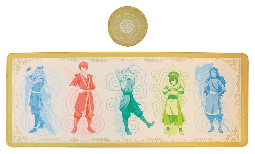 Avatar: The Last Airbender Desk Mat & Coaster Set Elements