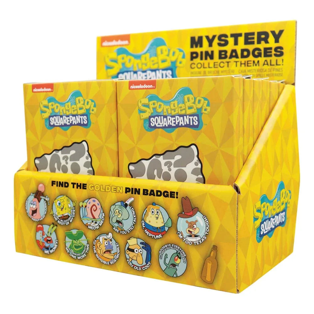 Svampbob World Pin Badge Display Mystery Pin Badge (12) FaNaTtik