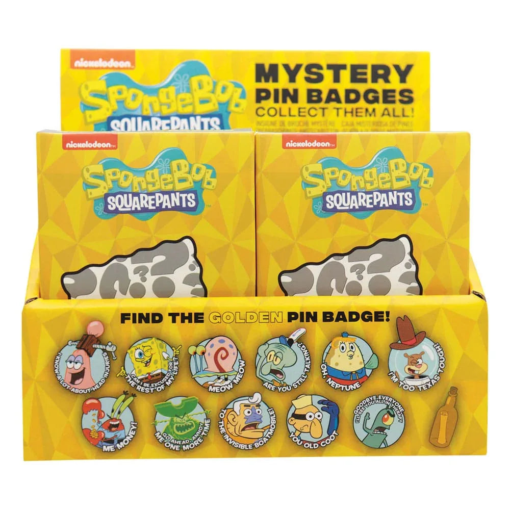 Svampbob World Pin Badge Display Mystery Pin Badge (12) FaNaTtik