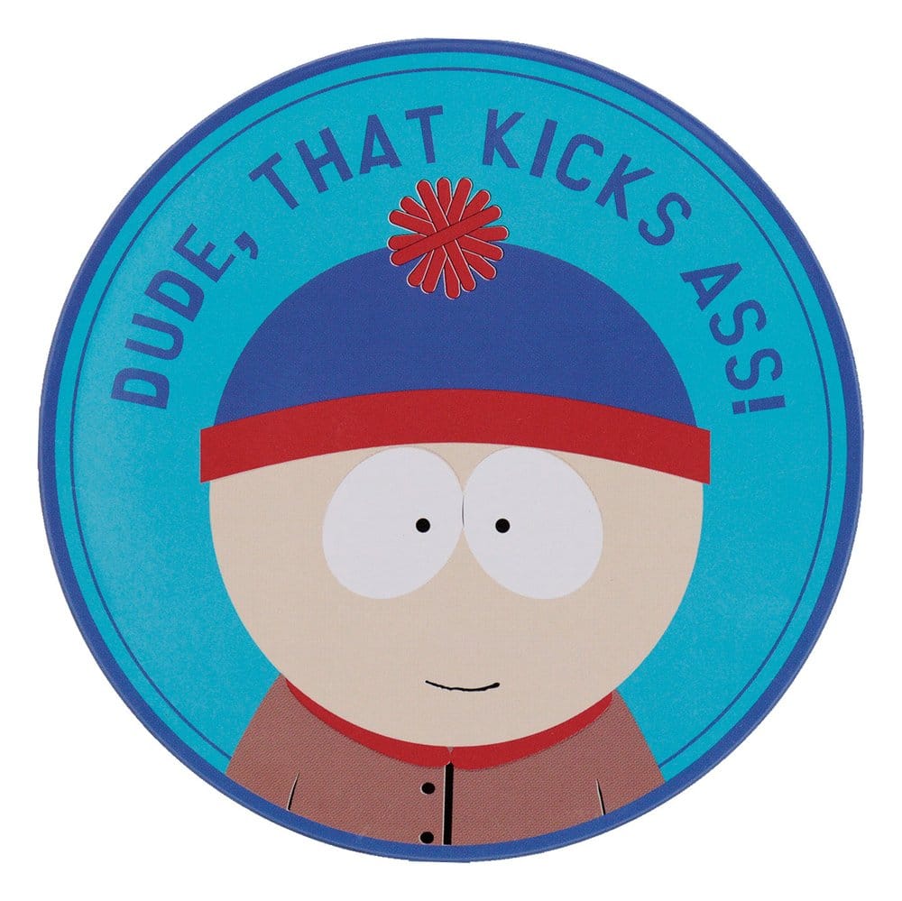 South Park Underlägg 4-Pack – Officiellt Licensierade Drinkunderlägg med Cartman, Stan, Kyle och Kenny