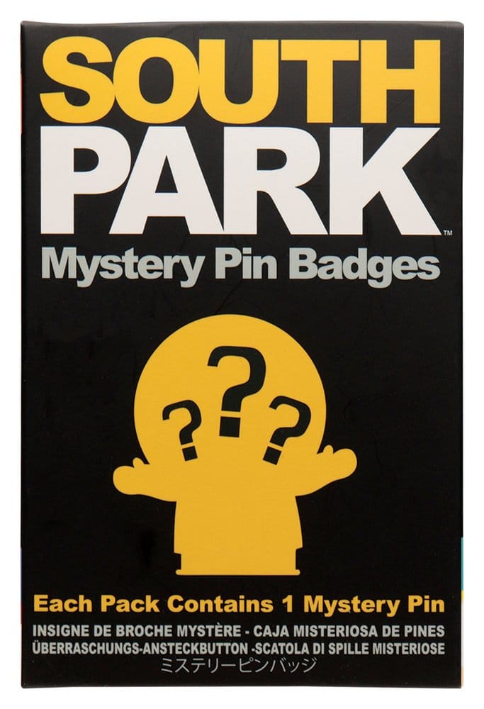 South Park Mystery Pin Badges Display (12) – Samlarset med 12 exklusiva pins från South Park