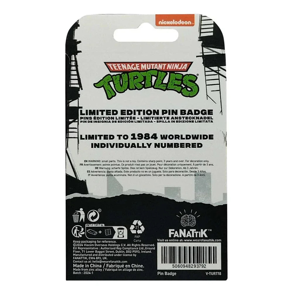 Teenage Mutant Ninja Turtles 40th Anniversary Pin Badge FaNaTtik