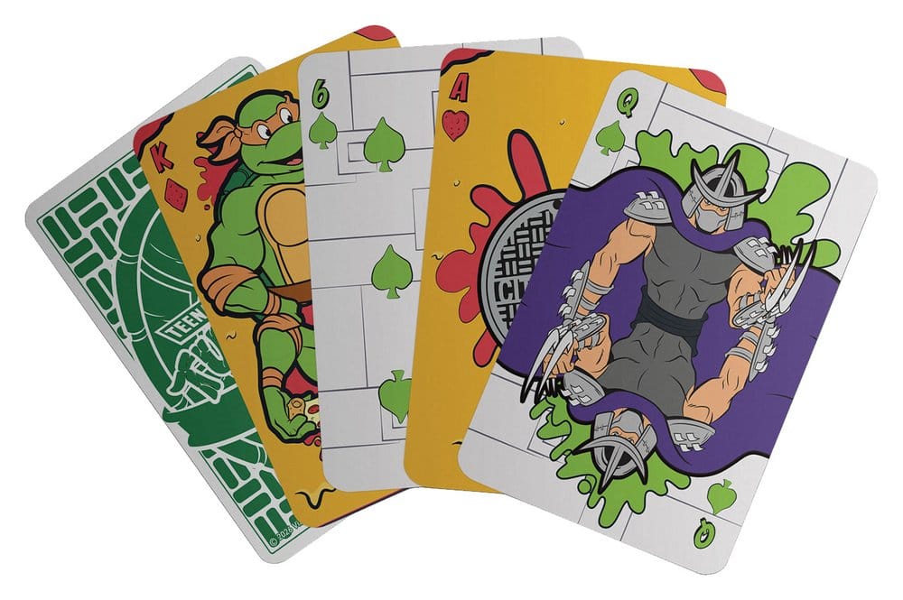 Teenage Mutant Ninja Turtles Spelkort Display (12)