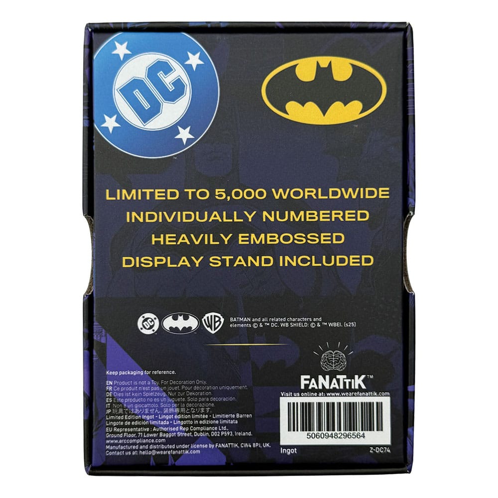 DC Comics Ingot Batman Rustning Begränsad Upplaga
