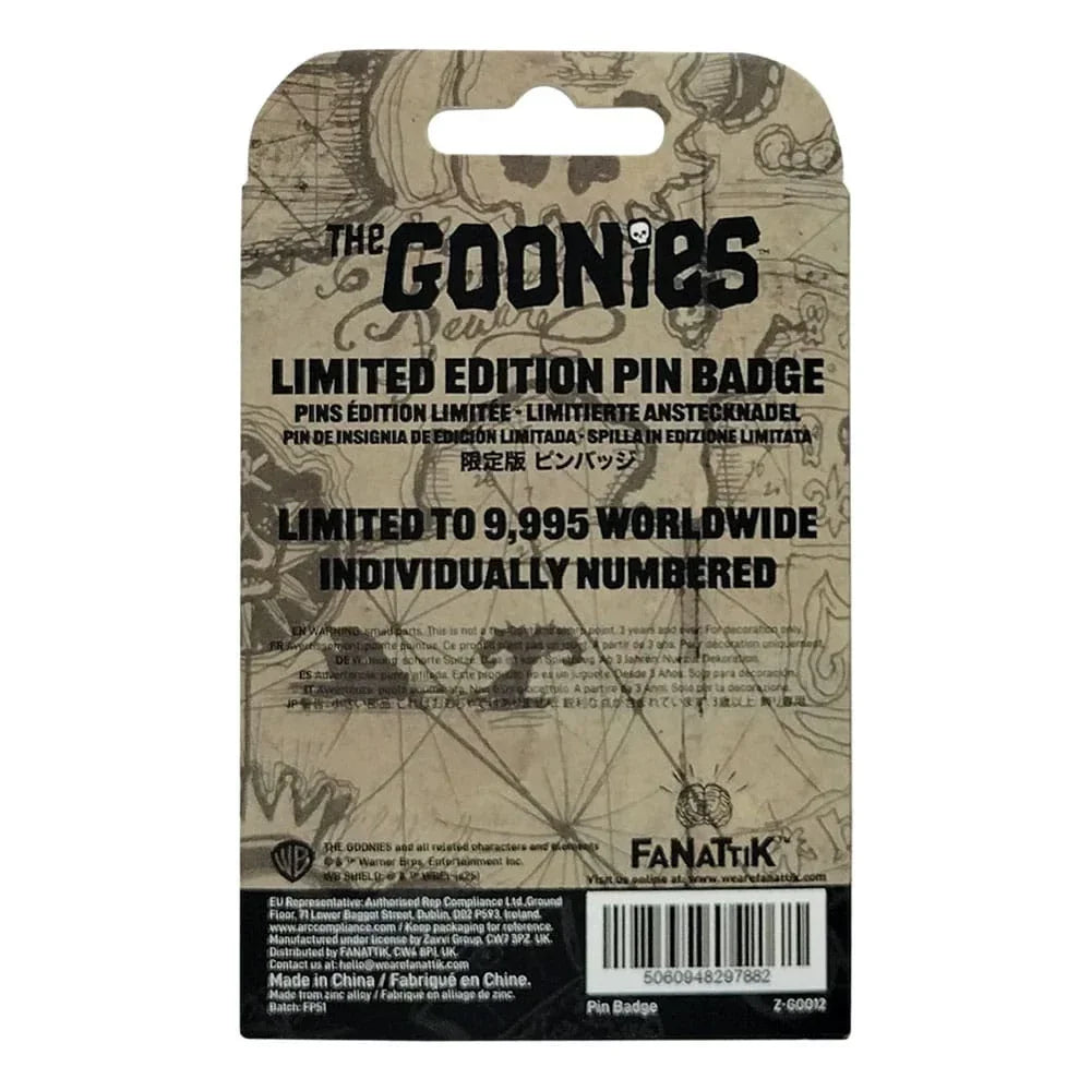The Goonies Pin Badge 40th Anniversary Never Say Die FaNaTtik