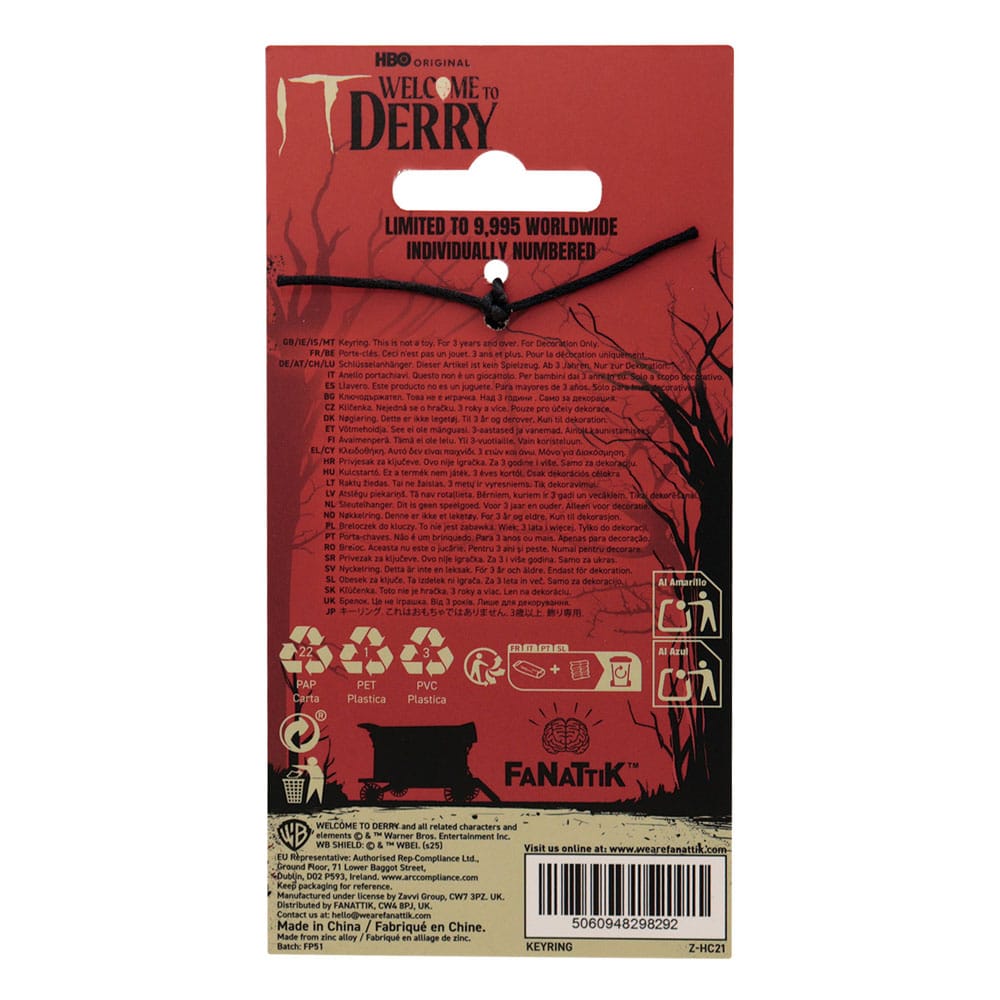 Nyckelring Welcome to Derry The Losers Limited Edition FaNaTtik