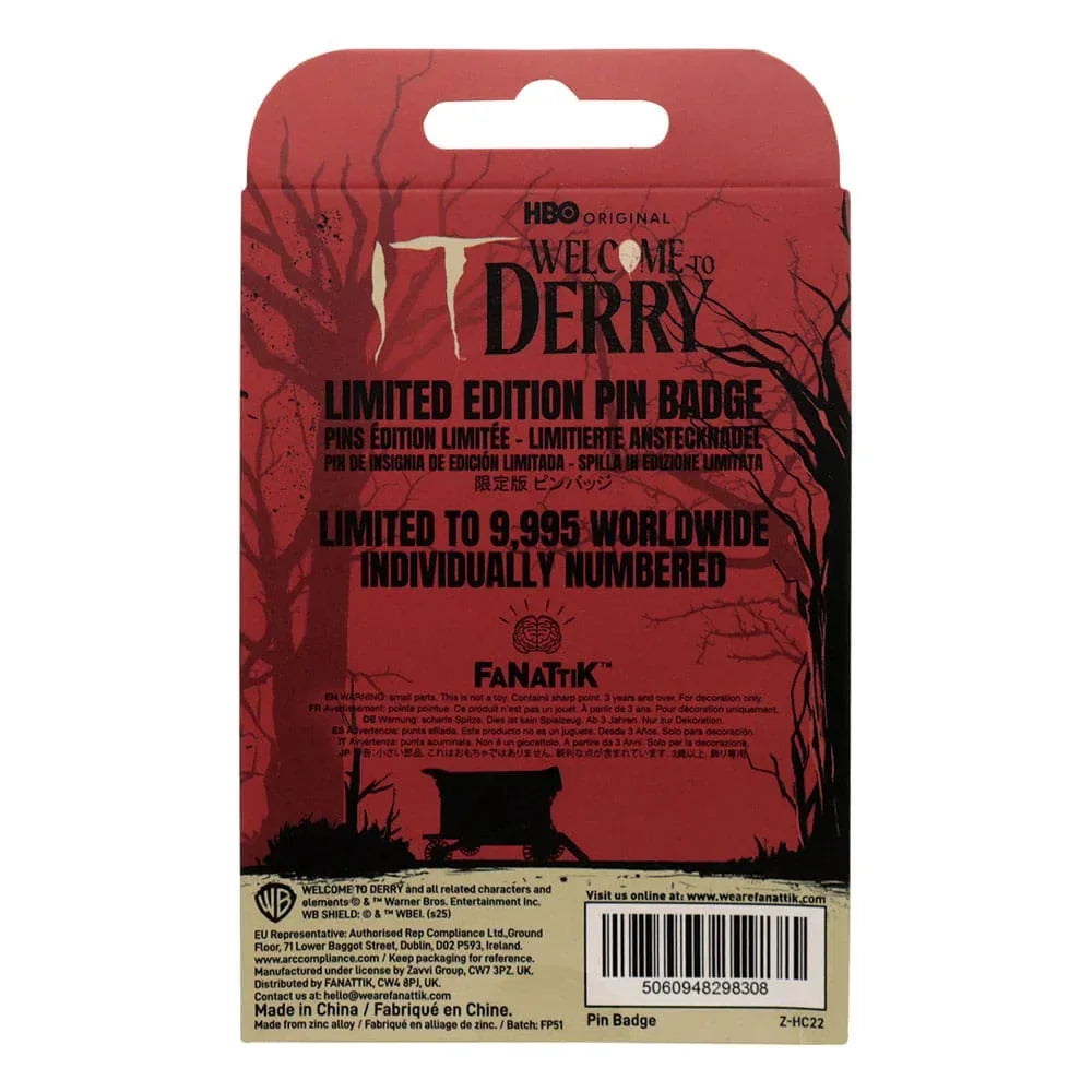 It Pin Badge IT: Welcome to Derry DAFB Limited Edition FaNaTtik