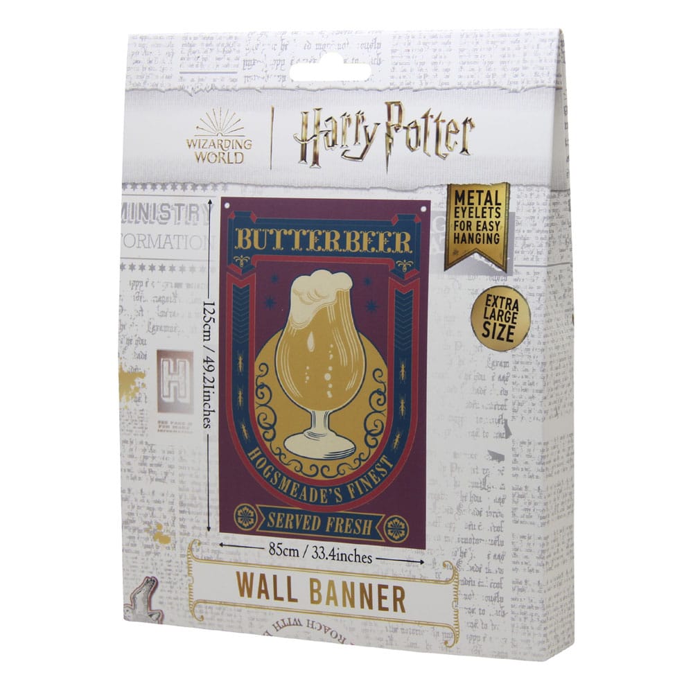Harry Potter Väggbanner Butterbeer 125 x 85 cm FaNaTtik