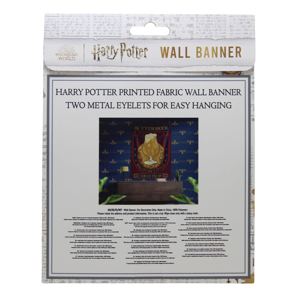 Harry Potter Väggbanner Butterbeer 125 x 85 cm FaNaTtik
