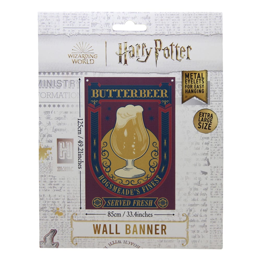 Harry Potter Väggbanner Butterbeer 125 x 85 cm FaNaTtik