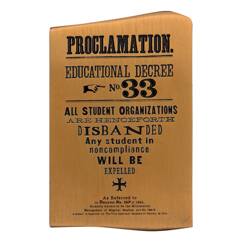 Harry Potter Ingot Dumbledore's Army Limited Edition FaNaTtik