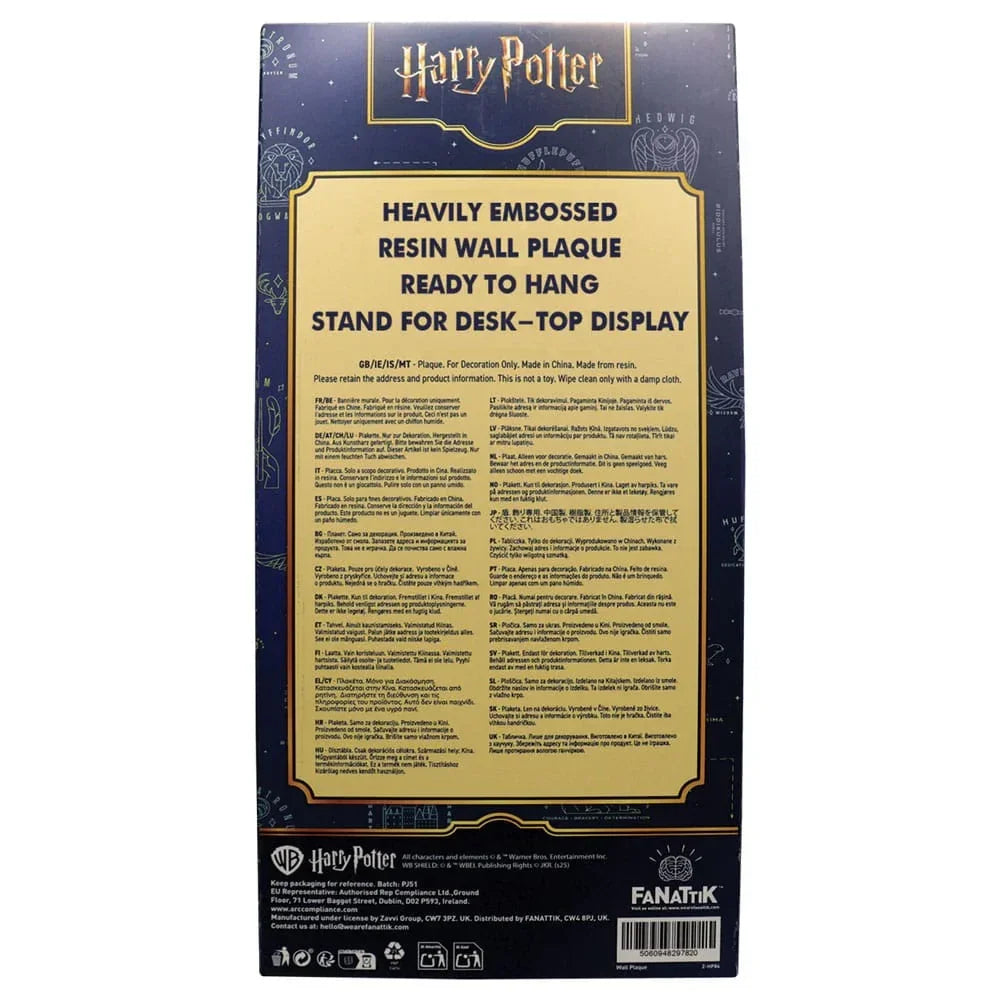 Harry Potter Resinplakett med Sjöjungfru - Färgat Glasfönster FaNaTtik