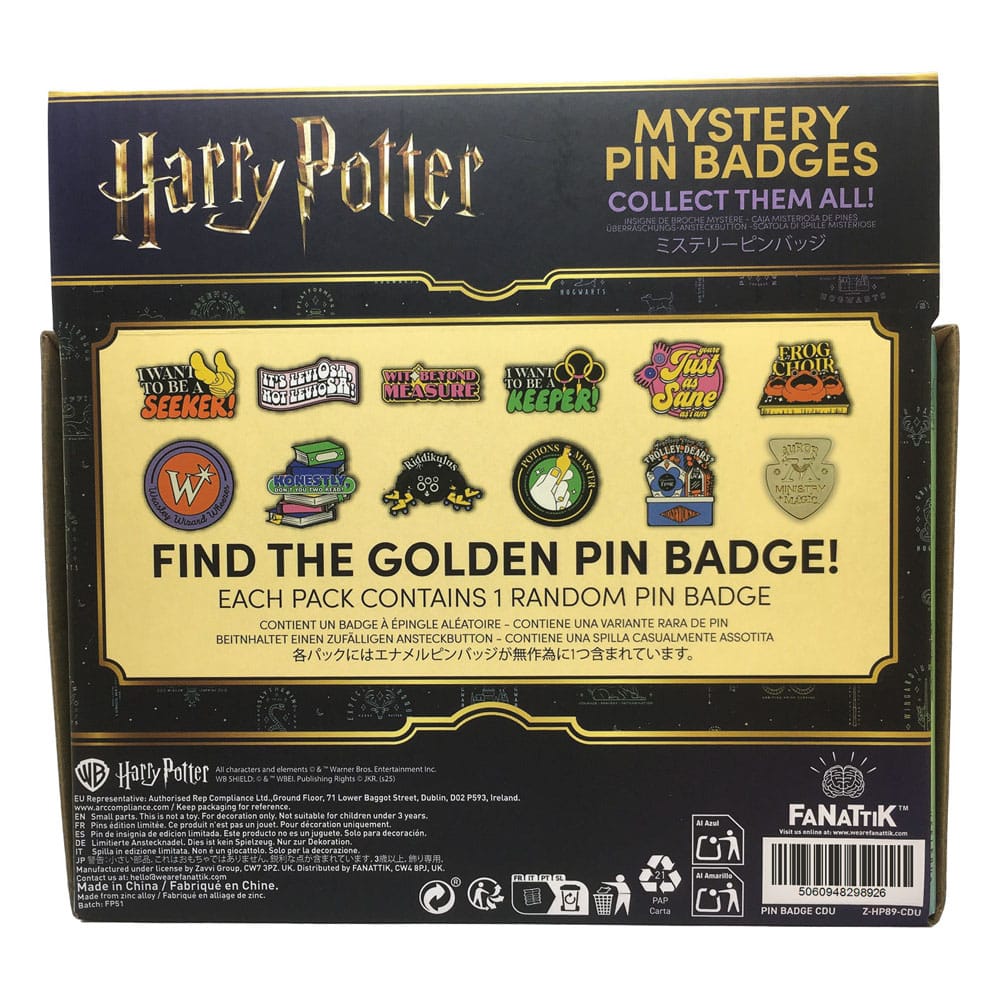 Harry Potter Pin Badge Mystery Pin Badge Display (12) FaNaTtik