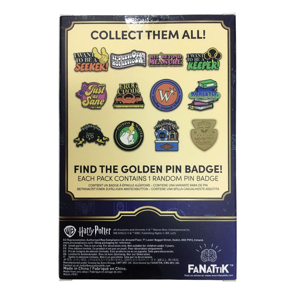 Harry Potter Pin Badge Mystery Pin Badge Display (12) FaNaTtik