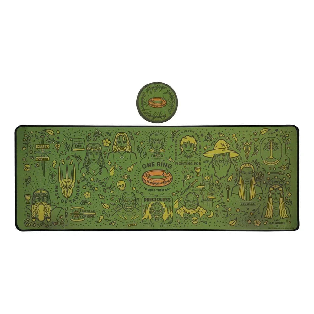 Sagan om Ringen Skrivbordsmatta & Coaster Set FaNaTtik