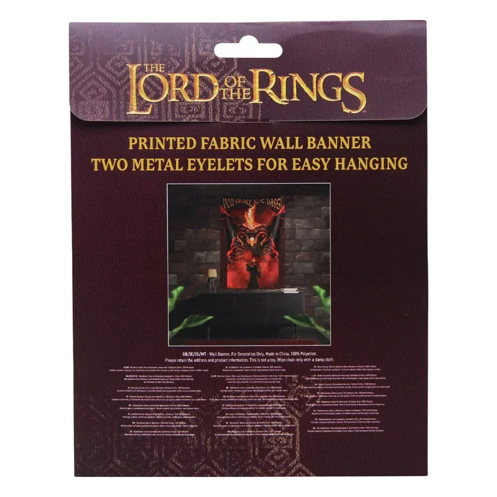 Lord of the Rings Väggbanner - Du skall inte passera! 125 x 85 cm FaNaTtik