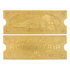 Polar Express Replica Tågbiljett i 24k Guldpläterad Begränsad Upplaga FaNaTtik