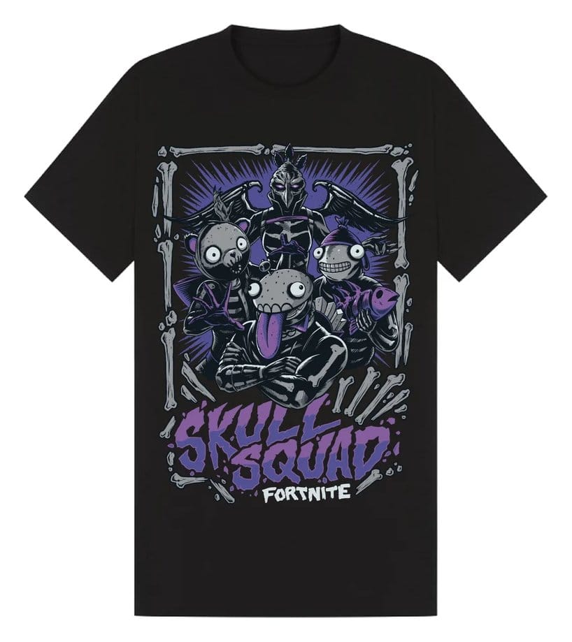 Fortnite T-Shirt Skull Squad Size L