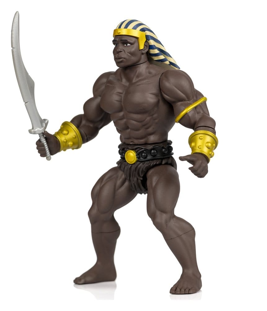 The Wild World of Frazetta Action Figure Set Egyptian Queen & Guard (Museum Edition) 14 cm